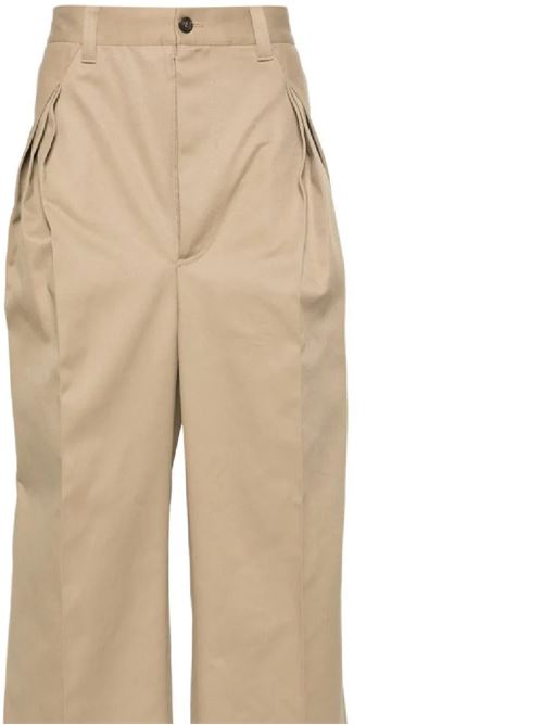 Pantaloni in twill color cammello Maison Margiela | S67KA0055S54042114